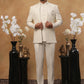 Men’s Embroidered Indo-Western Set ( 50JIIND 114Cream )