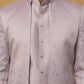 Men's Lavender Floral Embroidered Indo-Western Set ( 50JIND 122 lavender )