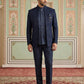 Men’s Embroidered Indo-Western Set ( 50JIND 132Navy S )