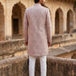 Jacquard Silk Sherwani Set ( 50JIND 135Purple S )