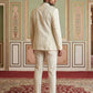 Cotton Blend Textured Indo-Western Set ( 50JIND 143Cream S )