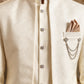 Cotton Blend Textured Indo-Western Set ( 50JIND 143Cream S )