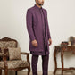 Designer Cotton Blend Indo-Western Set ( 50JIND 144Wine S )