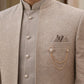 Men’s Premium Embroidered Indo-Western Set ( 50JIND 147Beige S )
