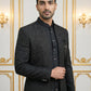 Men’s Premium Embroidered Indo-Western Set ( 50JIND 147Black S )