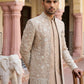 Japanese Embroidered Indo-Western Set ( 50JIND 151Brown S )