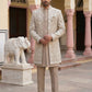 Japanese Embroidered Indo-Western Set ( 50JIND 151Brown S )