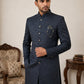 Woven Design Jacquard Indo-Western Set