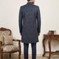 Woven Design Jacquard Indo-Western Set