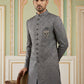 Woven Design Jacquard Indo-Western Set ( 50JIND 152Purple S )
