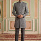 Woven Design Jacquard Indo-Western Set ( 50JIND 152Purple S )
