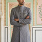 Woven Design Jacquard Indo-Western Set ( 50JIND 152Purple S )