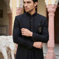 Cotton Blend Solid Indo-Western Set ( 50JIND 161Black S )