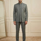 Cotton Blend Solid Indo-Western Set ( 50JIND 161Grey S )