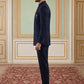 Cotton Blend Solid Indo-Western Set ( 50JIND 161Navy S )