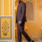 Cotton Blend Solid Indo-Western Set