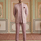 Cotton Blend Textured Indo-Western Set ( 50JIND 173Pink )
