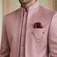 Cotton Blend Textured Indo-Western Set ( 50JIND 173Pink )