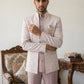 Jacquard Silk Ethnic Indo-Western Set