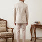 Jacquard Silk Ethnic Indo-Western Set