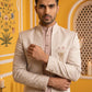 Jacquard Silk Ethnic Indo-Western Set ( 50JIIND 178Magenta )
