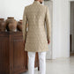 Festive Jacquard Indo-Western Suit Set ( 50JIND PJ5W 180Beige )