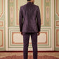 Men Woven Design Indo-Western Set ( 50JIND 182Purple )