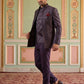 Men Woven Design Indo-Western Set ( 50JIND 182Purple )