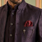 Men Woven Design Indo-Western Set ( 50JIND 182Purple )