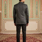 Cotton Blend Textured Indo-Western Set ( 50JIND 183Black )