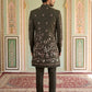 Men's Premium Japanese Fabric Indo-Western Set ( 50JIND 185Mehndi )