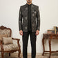 Imported Japanese Embroidered Indo-Western Set ( 50JIND 188Black )