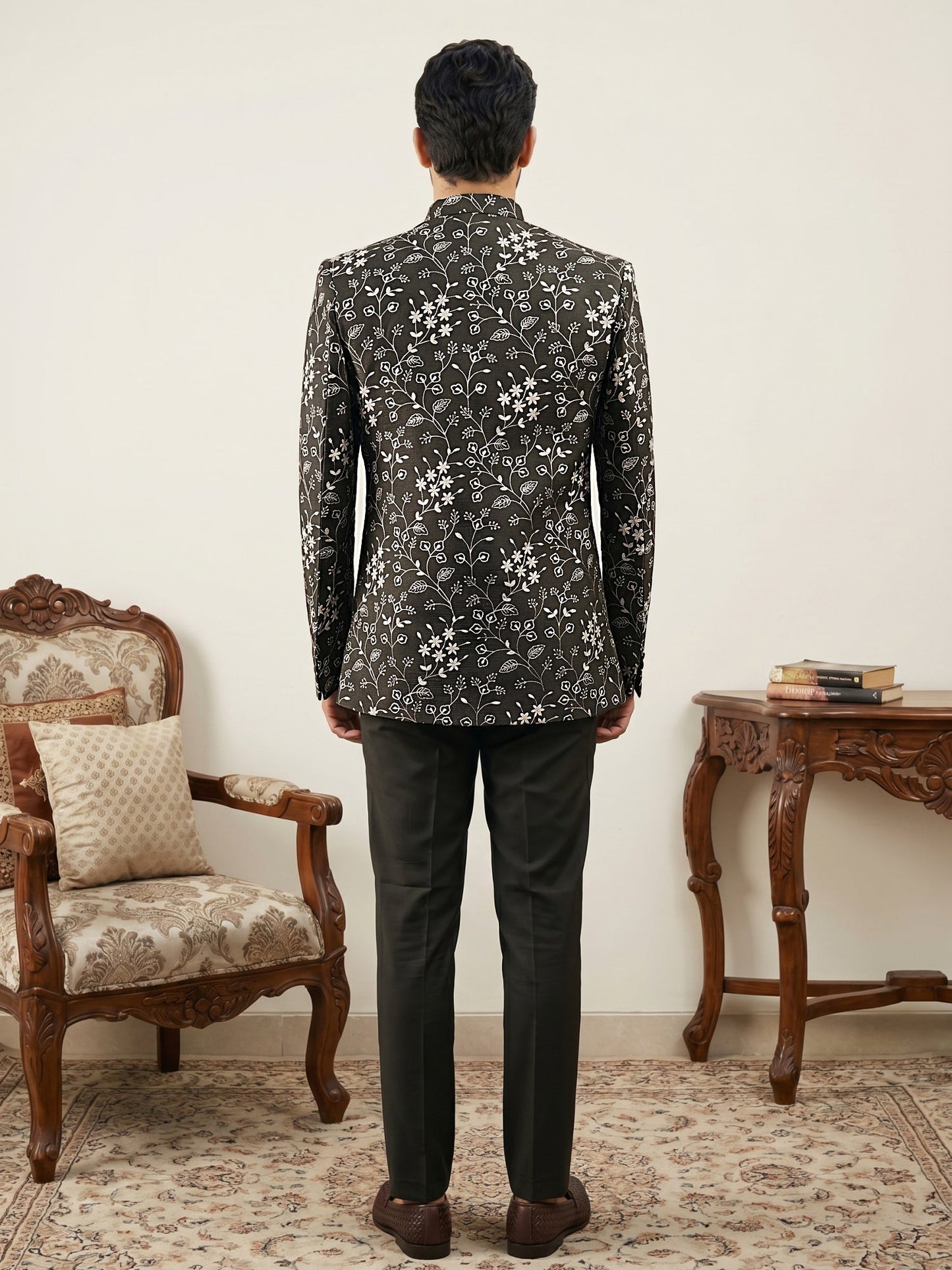 Imported Japanese Embroidered Indo-Western Set