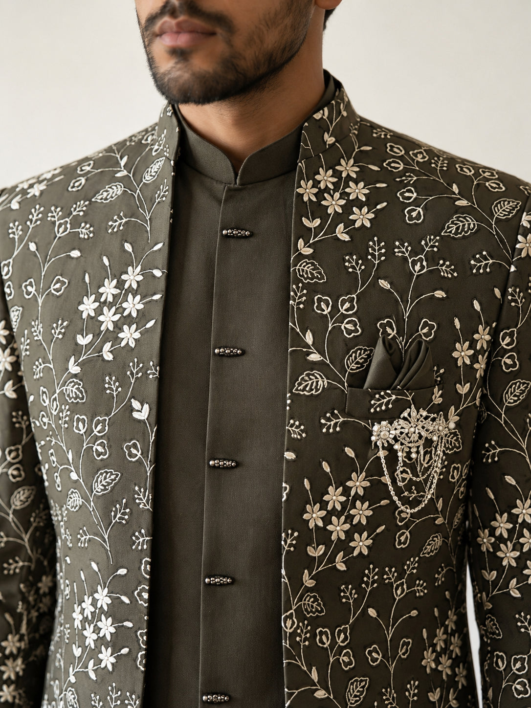 Imported Japanese Embroidered Indo-Western Set