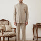 Beige Embroidered Indo-Western Set ( 50JIND 191Beige )