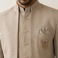 Beige Embroidered Indo-Western Set ( 50JIND 191Beige )
