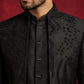 Cotton Blend Embroidered Indo-Western Set for Men