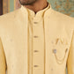 Silk Blend Embroidered Indo-Western Set for Men