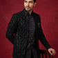 Men’s Velvet Embroidered Indo-Western Set