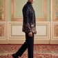 Men’s Velvet Embroidered Indo-Western Set