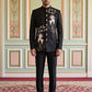 Premium Embroidered Japanese Fabric Indo-Western Set