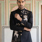Premium Embroidered Japanese Fabric Indo-Western Set