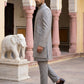 Premium Silk Blend Embroidered Indo-Western Set for Men
