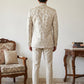Men’s Designer Jacquard Silk Indo-Western Set