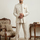 Men’s Designer Jacquard Silk Indo-Western Set