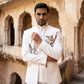 Imported Japanese Fabric Embroidered Indo-Western Set