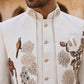 Imported Japanese Fabric Embroidered Indo-Western Set