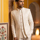 Imported Japanese Fabric Embroidered Indo-Western Set