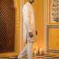 Premium Floral Embroidered Silk Blend Indo-Western Set