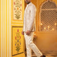 Silk Blend Embroidered Indo-Western Set
